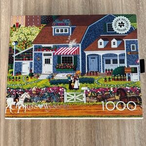 1000 Piece Puzzle Buffalo Games “Prairie Wind Flowers” by Charles Wysocki